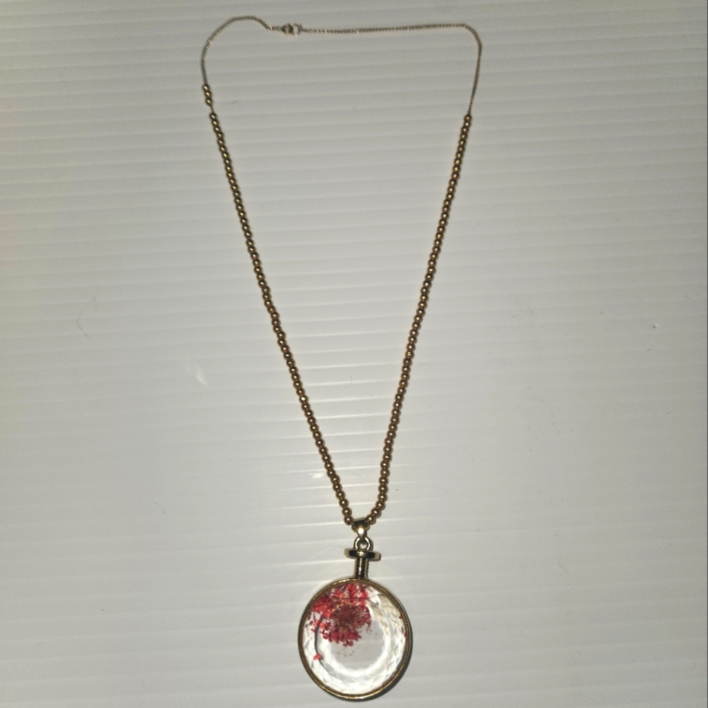 Dandelion necklace